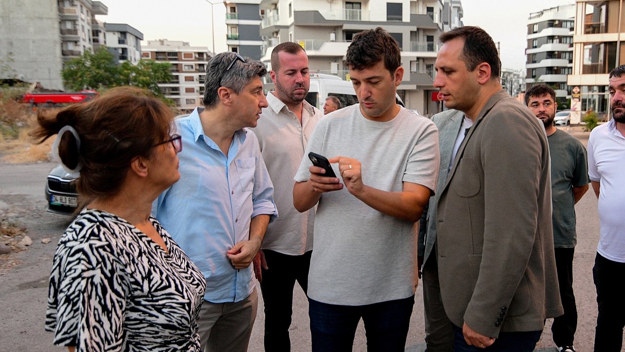 Başkan Eşki güneşi Erzene Mahallesi'nde karşıladı