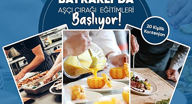 Bayraklı'da Ücretsiz 'Aşçı Çırağı' Eğitimi