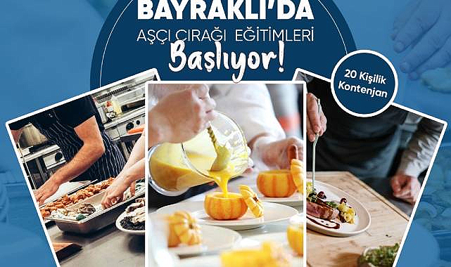 Bayraklı'da Ücretsiz 'Aşçı Çırağı' Eğitimi