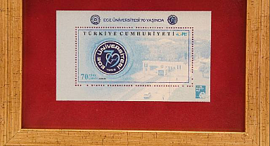 Ege Üniversitesi'nin 70. Yılına Özel Anı Pulu Basıldı