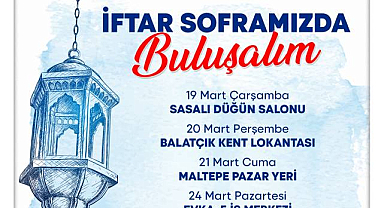 Çiğli Belediyesi'nden Mahallelerde İftar Sofraları