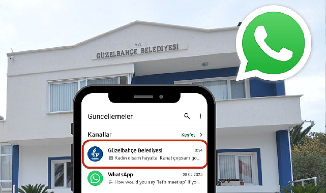 Güzelbahçe Belediyesi WhatsApp Kanalı Açıldı