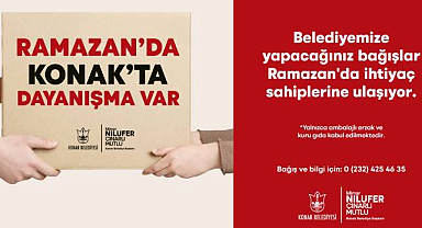 Konak Belediyesi'nden Ramazan'da Dayanışma Adımı
