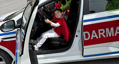 Minik Öğrencilerden Jandarma'ya Ziyaret