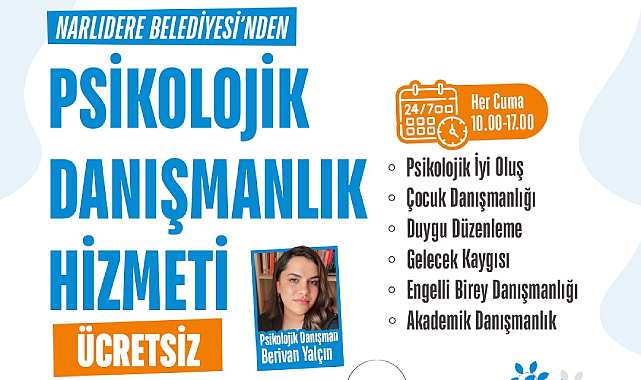 Narlıdere'de Ücretsiz Psikolojik Danışmanlık Hizmeti