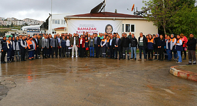 Başkan Kınay'dan Çalışanlarına Ziyaret