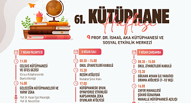 Efes Selçuk'ta Kütüphane Haftasını Etkinlikleri