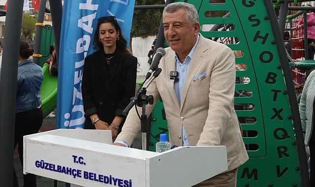 Güzelbahçe'de Oyun Parkı ve Sevgi Yolu Hizmete Açıldı