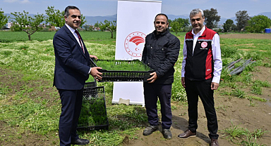 İzmir'de Üreticiye Kuşkonmaz Desteği