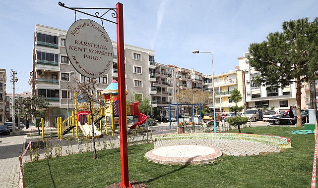 Karşıyaka Kent Konseyi Parkı Tamamlandı