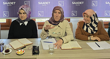 Saadet Kadın Kolları Genel Başkanı Ekinci İzmir'de