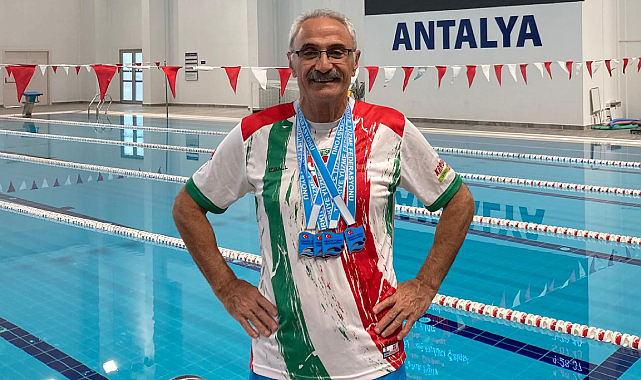 Bostanlısporlu Ateş'ten Biri Altın 5 Madalya