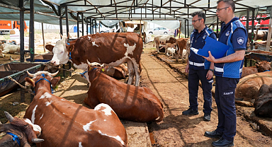 Gaziemir'de Kurban Satış Yerlerinde Sıkı Denetim