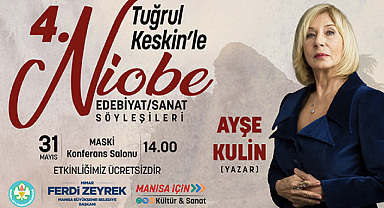Niobe Edebiyat Söyleşileri Ayşe Kulin'i Ağırlayacak