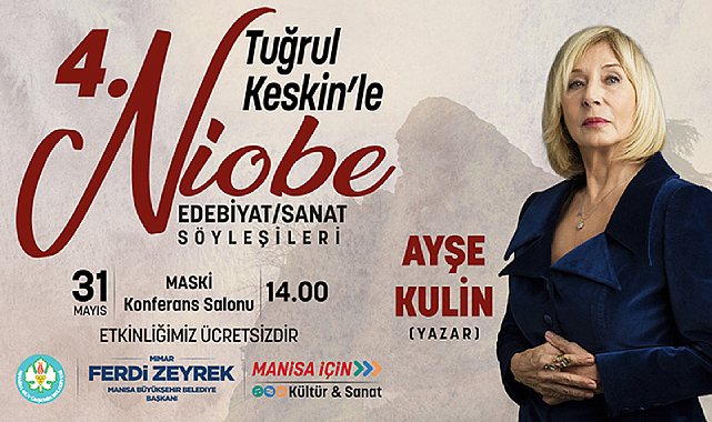 Niobe Edebiyat Söyleşileri Ayşe Kulin'i Ağırlayacak