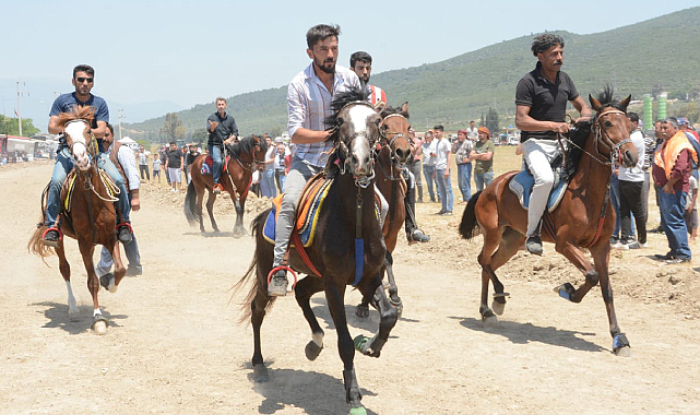 Torbalı'da Rahvan At Yarışı Heyecanı