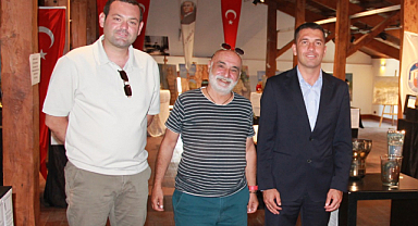 'Cam'da Antik Ege' Sergisi Açıldı