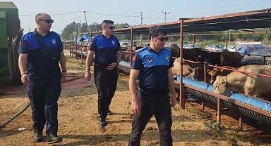 Çiğli'de Kurban Pazarlarına ve Kesim Noktalarına Sıkı Denetim