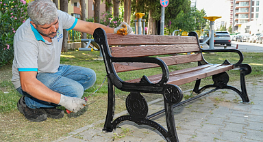 Gaziemir'deki 161 Park ve Yeşil Alanda Çalışma