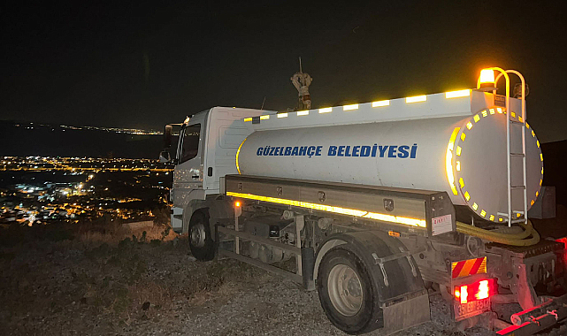 Güzelbahçe Belediyesi'nden Yangın Teyakkuzu