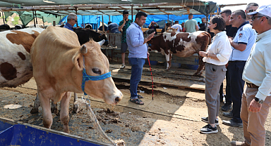 Kınay'dan Modern Kurban Alanına Bayram Ziyareti