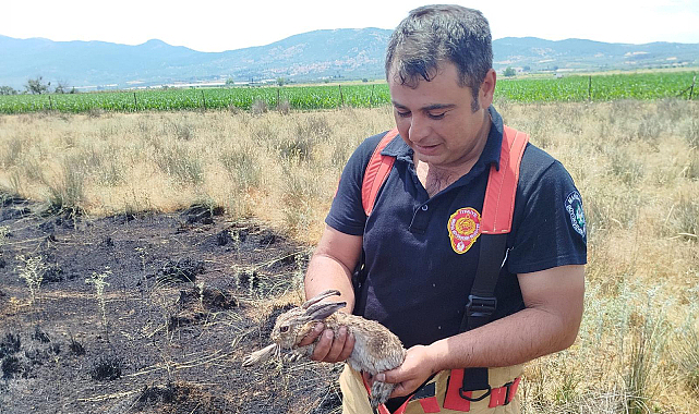 Manisa İtfaiyesinden Anız Yangını Uyarısı
