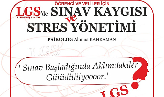 Menderes'te Sınav Stresine Karşı Eğitim