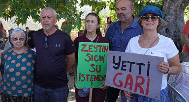 Seferihisar Gölcük'te JES Protestosu
