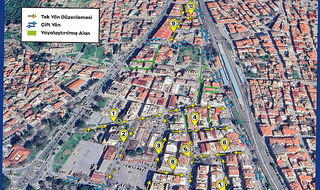 Efes Selçuk'ta Yaya Öncelikli Ulaşım İçin 18 Ağustos Planı
