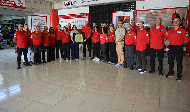 Helil Kınay'dan AKUT İzmir Ekibine Taziye Ziyareti