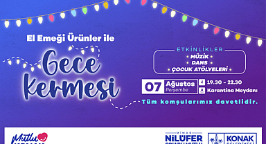Konak'ta Kadınların El Emeği İçin 'Gece Kermesi'