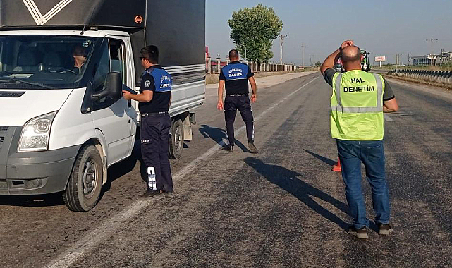 Manisa'da Kayıt Dışı Sebze-Meyve Denetimi