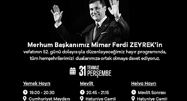 Merhum Başkan Ferdi Zeyrek İçin Anma Programı