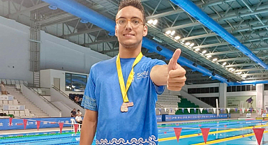 Narlıdereli Özel Sporcu Deniz Can Türkiye 3.'sü Oldu
