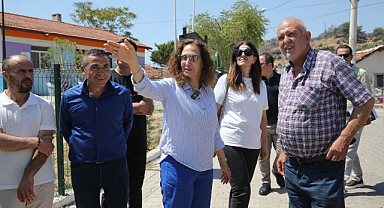 Ünsal'dan Geçen Yıl Yangından Zarar Gören Köye Ziyaret