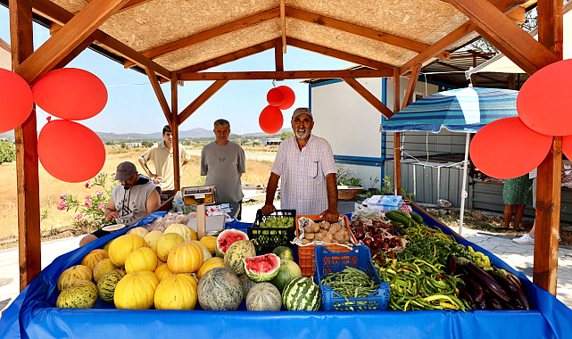 Urla Uzunkuyu Üretici Pazarı Hizmete Açıldı
