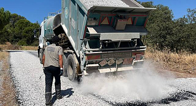 Manisa B.B.'den 13 Bin Ton Sıcak Asfalt, 55 Km. Sathi Kaplama