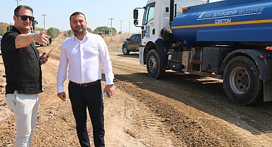 Seferihisar'da 2 Kilometrelik Yol Yenileme Çalışması