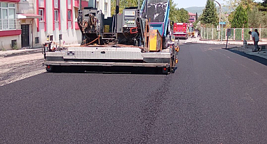 Soma'daki Sıcak Asfalt Çalışmaları Tamamlandı