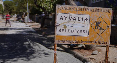 Ayvalık Belediyesi'nden 150 Evler'de Yol Çalışması