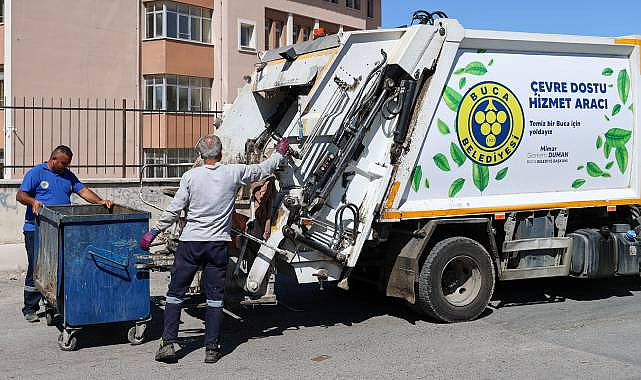 Buca'da 24 Saat Kesintisiz Temizlik