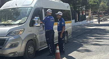 Manisa Büyükşehir'den Servis Araçlarına Denetim