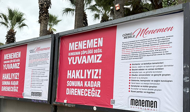 Menemen'de İzmir Büyükşehir'e 'Çöp Tesisi' Tepkisi