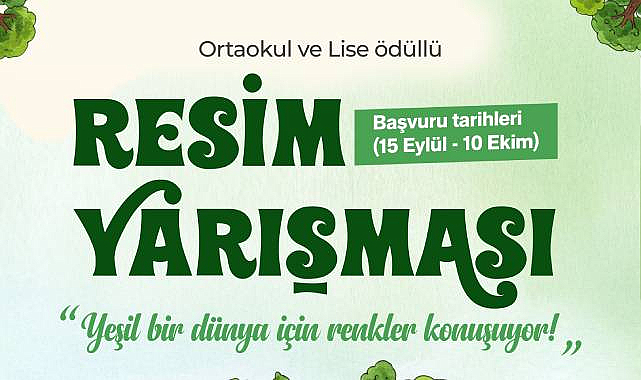 Narlıdere Belediyesi'nden 'Çevre' Temalı Resim Yarışması