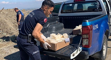 49 Kilo Peynir İmha Edildi