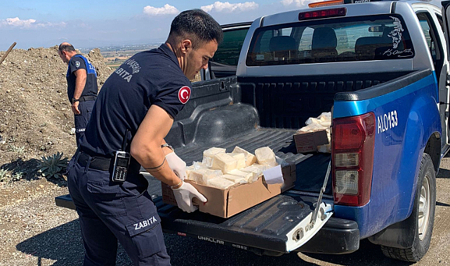 49 Kilo Peynir İmha Edildi