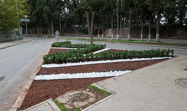 Buca'daki Park ve Refüjlerde Hummalı Çalışma