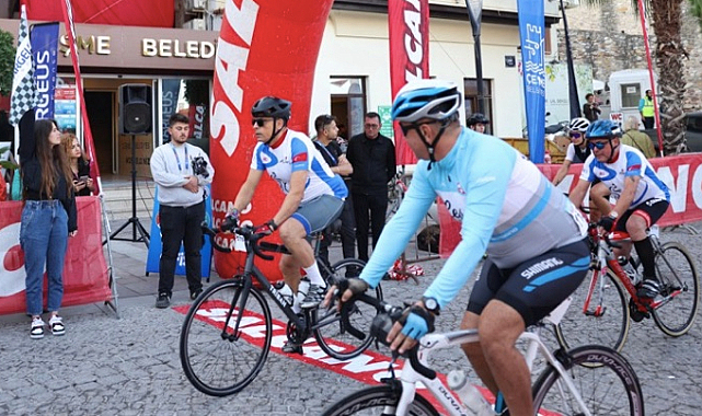 Çeşme'de Pedallar Barış ve Spor İçin Döndü