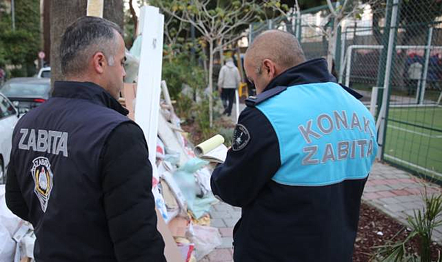 Konak'ta Kaçak Molozla Mücadele Sürüyor