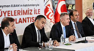 Sanayiciler İzmir Valisi Elban ile Buluştu